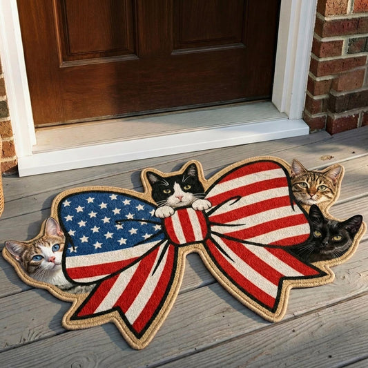 Cat Welcome Custom Shape Doormat NCU0DV2092
