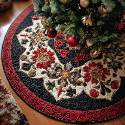 Cathedral Grace Christmas Quilted Tree Skirt NCU0PTT2198