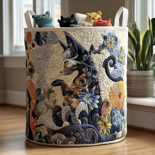 Catwalk in Color Quilted Laundry Basket NCU0PTT1209