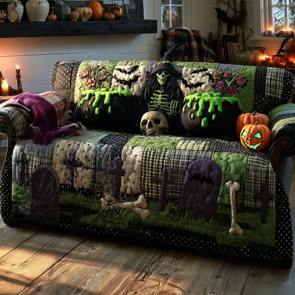 Cauldron Kitchen Quilted Sofa Cover NCU0PTT3239
