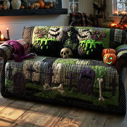 Cauldron Kitchen Quilted Sofa Cover NCU0PTT3239