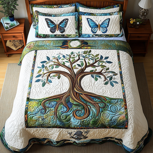 Celestial Canopy 3-Piece Quilted Bedding Set NCU0DDK168