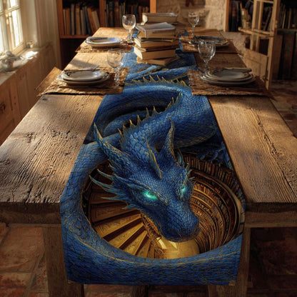 Celestial Coil Quilted Table Runner NCU0NXD456