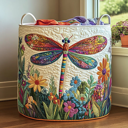Celestial Dragonfly Quilted Laundry Basket NCU0PVL571