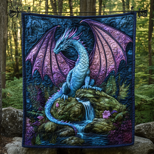 Celestial Ember Quilted Blanket NCU0DK758