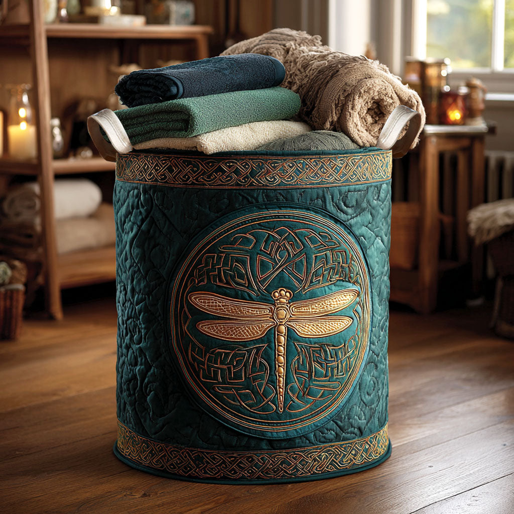 Celestial Flight Quilted Laundry Basket NCU0NTV484