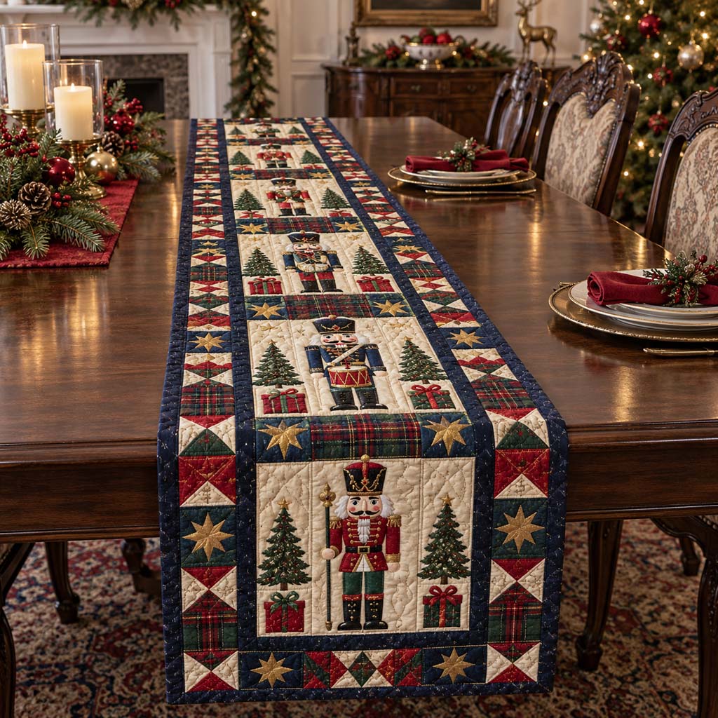 Celestial Nutcracker Quilted Table Runner NCU0HNH1299