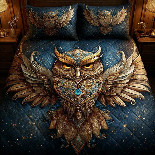 Celestial Pair 3-Piece Quilted Bedding Set NCU0DQQ0141