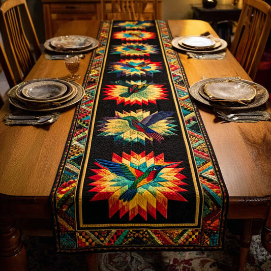 Celestial Wings Quilted Table Runner NCU0HNH868