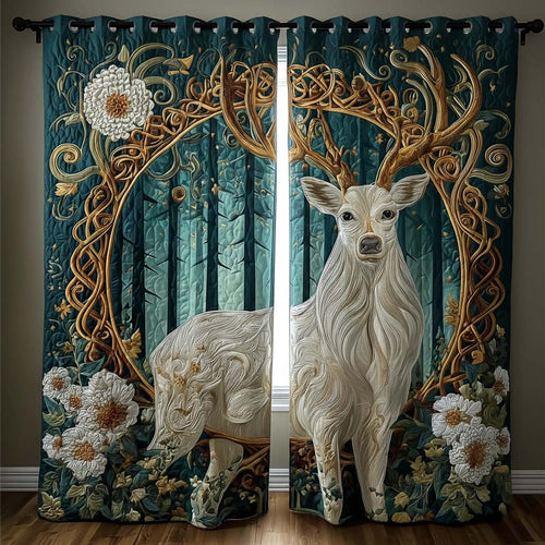 Celtic Deer Quilted Curtains NCU0NNT2322