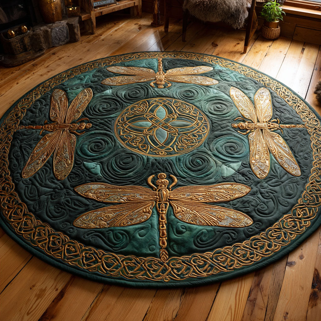Celtic Flight Quilted Round Mat NCU0NTV543