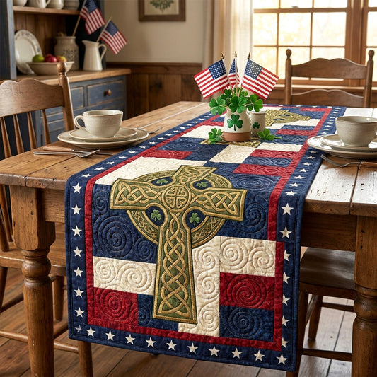 Celtic Freedom Quilted Table Runner NCU0NTV1105