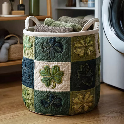 Celtic Meadow Serenity Quilted Laundry Basket NCU0HNH800