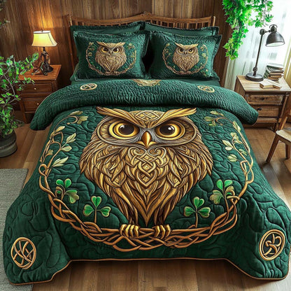 Celtic Night Guardian 3-Piece Quilted Bedding Set NCU0NXD672