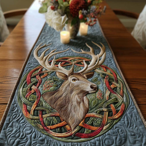 Celtic Stag Quilted Table Runner NCU0NNT2277