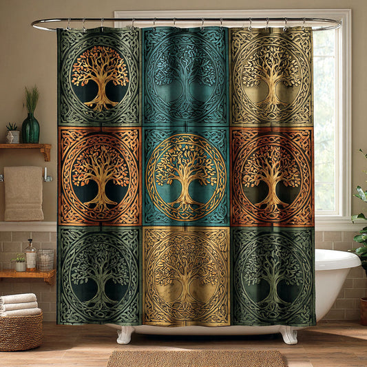Celtic Tree Shower Curtain NCU0NTV882