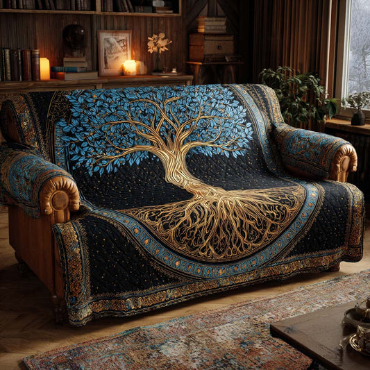 Celtic Tree of Life Quilted Sofa Cover NCU0NXD1241