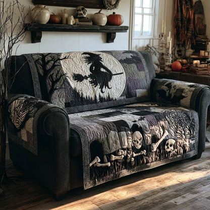 Cemetery Shadows Quilted Sofa Cover NCU0PTT3240