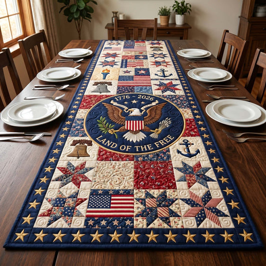Centennial Spirit Quilted Table Runner NCU0HNH1056