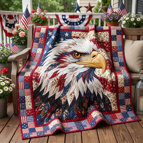 Centennial Glory Eagle Quilted Blanket NCU0HNH1049