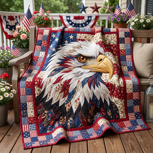 Centennial Glory Eagle Quilted Blanket NCU0HNH1049