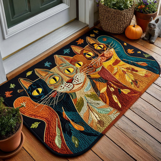 Charming Whisker Patch Custom Shape Doormat NCU0PTT3043