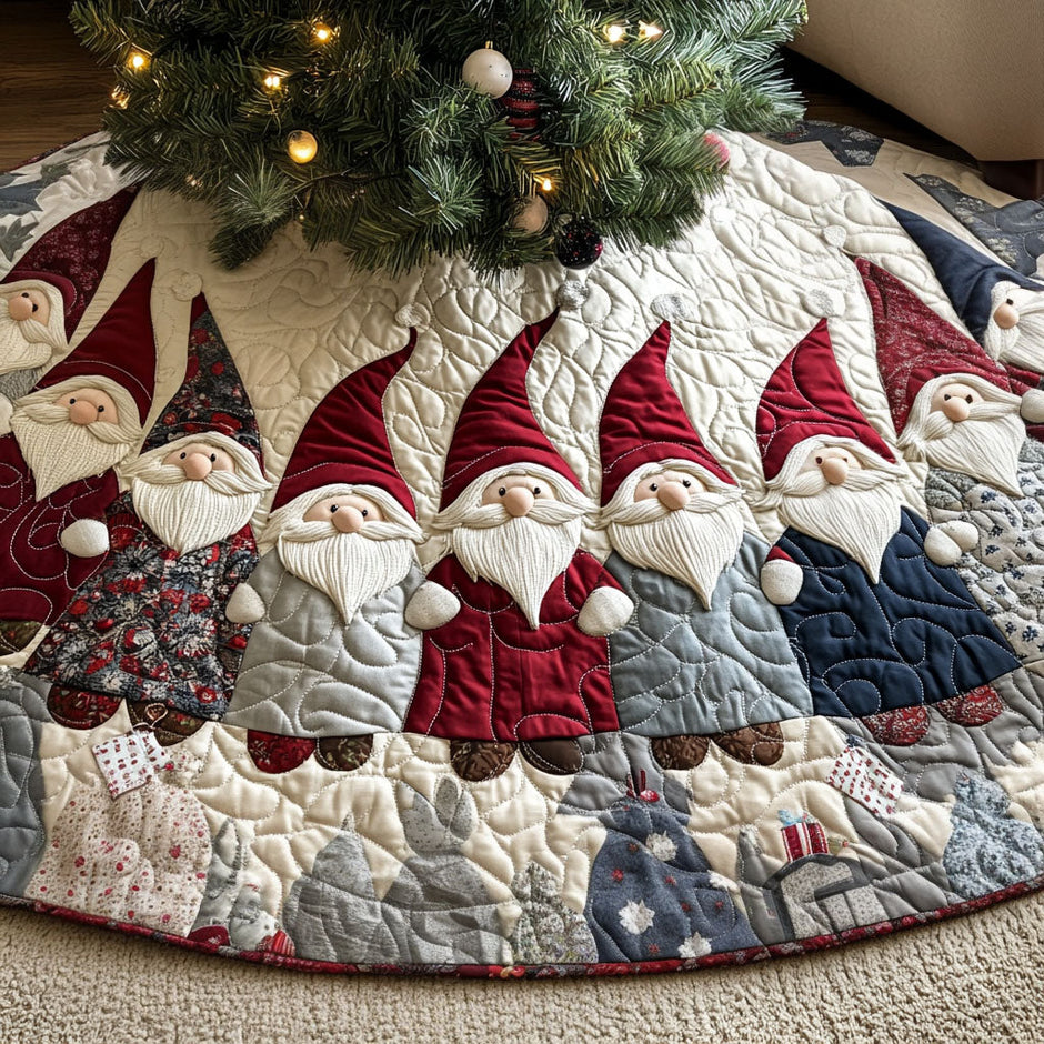 Penguin Glow Christmas Quilted Tree Skirt NCU0DDK1865 main image 1