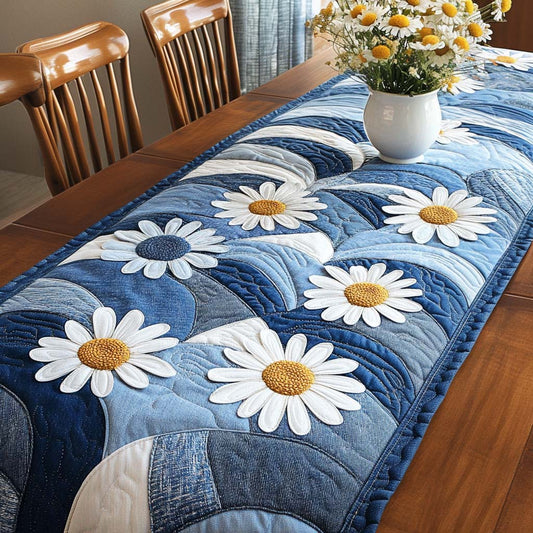 Cheerful Petals Quilted Table Runner NCU0NNT955