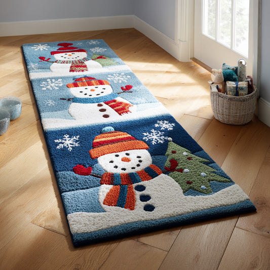 Cheery Snowman Runner Carpet NCU0HH1074