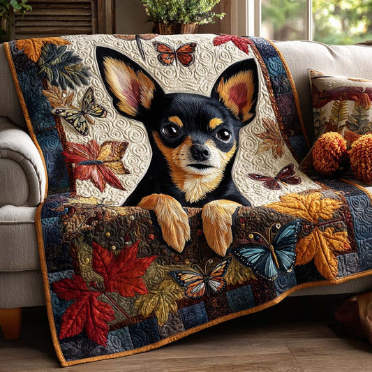Chihuahua Cozy Quilted Blanket NCU0NNT2724