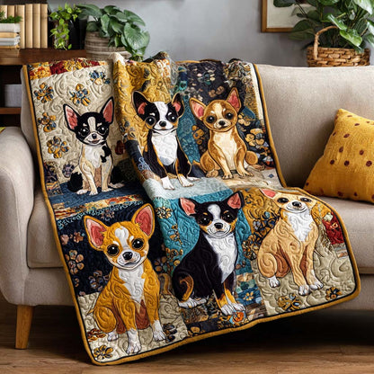 Chihuahua Cutie Quilted Blanket NCU0NNT2725