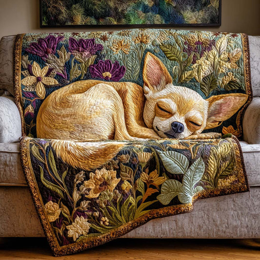 Chihuahua Dream Quilted Blanket NCU0NNT2726