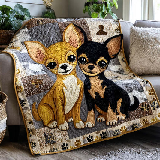 Chihuahua Home Quilted Blanket NCU0NNT2728