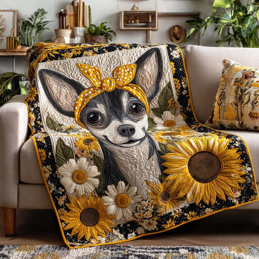 Chihuahua Joy Quilted Blanket NCU0NNT2729