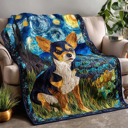 Chihuahua Peace Quilted Blanket NCU0NNT2732