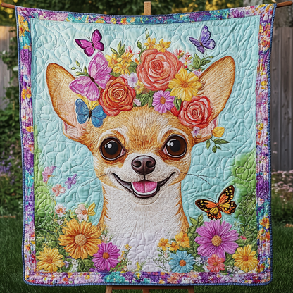 Chihuahua Royale Quilted Blanket NCU0DK1417