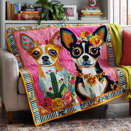 Chihuahua Sweet Quilted Blanket NCU0NNT2735