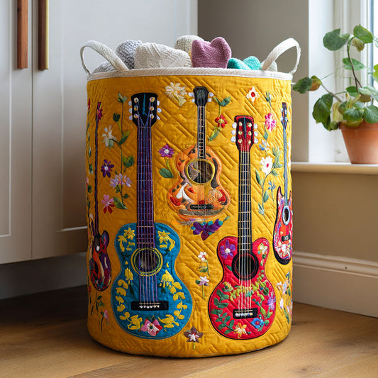 Chords of Remembrance Quilted Laundry Basket NCU0PTT1096