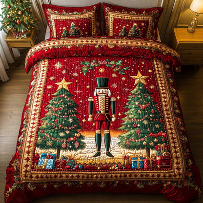 Christmas Sentinel 3-Piece Quilted Bedding Set NCU0NNT156