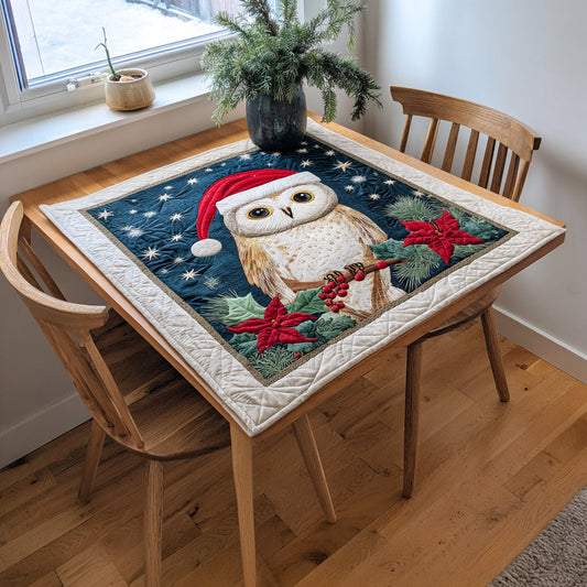 Christmas Barn Owl Table Topper NCU0HNH123