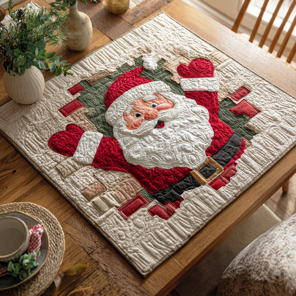 Christmas Classics Quilted Table Topper NCU0NTD305