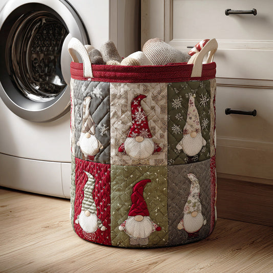 Christmas Dream Path Quilted Laundry Basket NCU0NTD1012