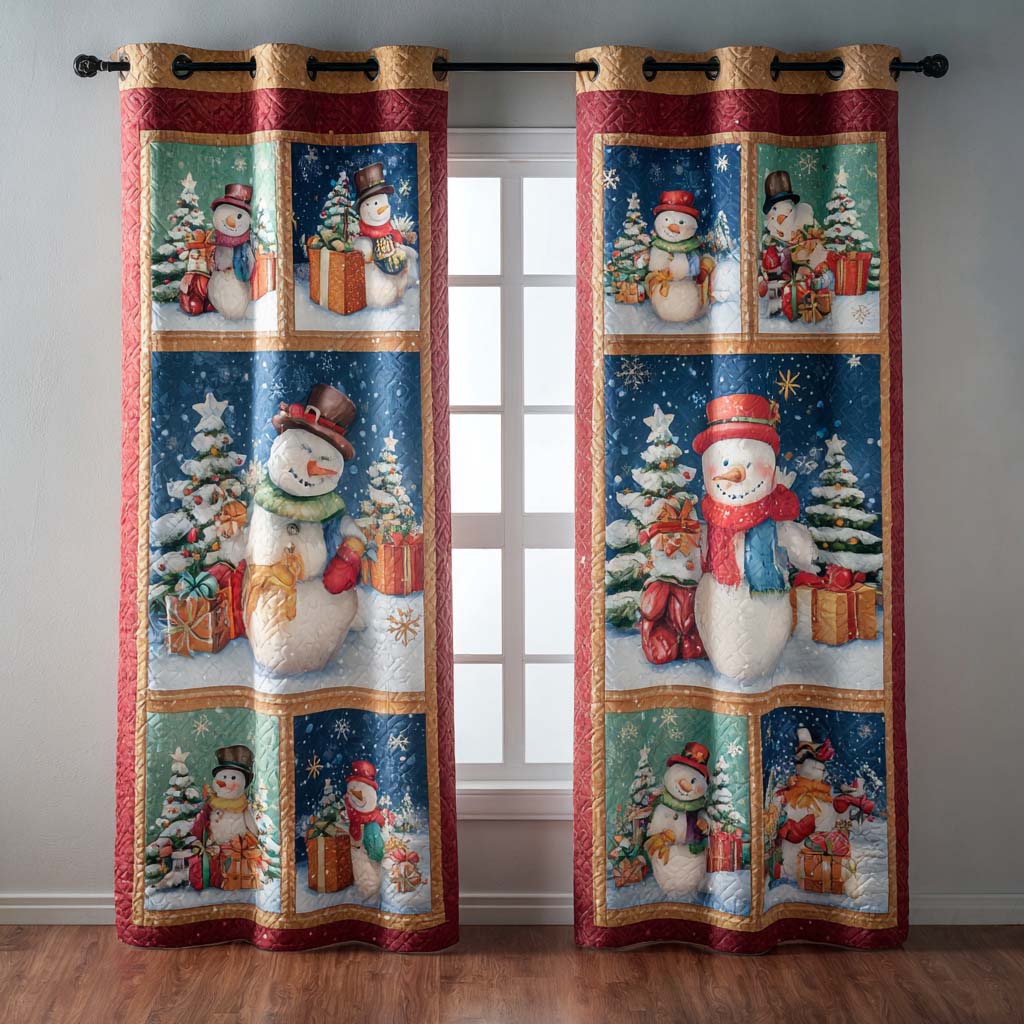 Christmas Eve Magic Quilted Curtains NCU0NXD909