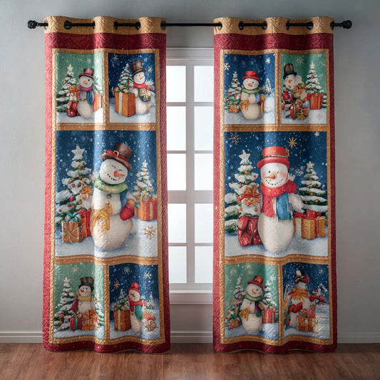 Christmas Eve Magic Quilted Curtains NCU0NXD909