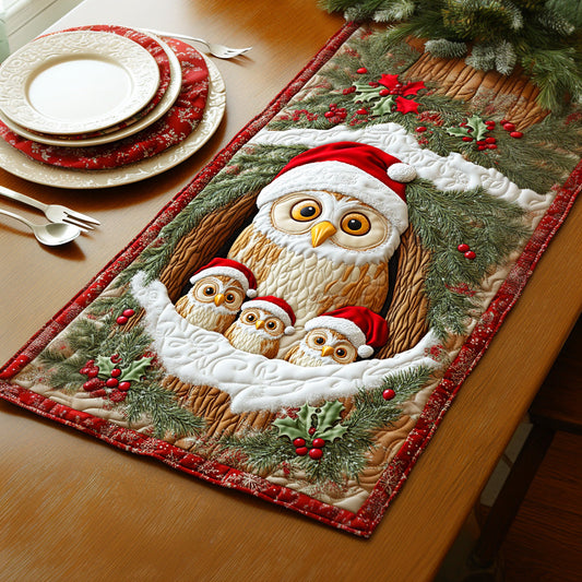 Christmas Eve Watcher Quilted Table Runner NCU0NTD687