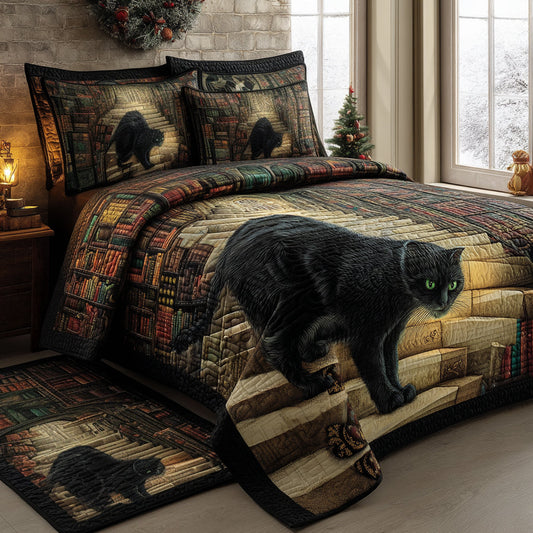 Christmas Glow 3-Piece Quilted Bedding Set NCU0DV1299