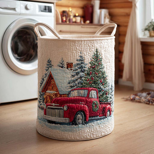 Christmas Glow Quilted Laundry Basket NCU0NTD134