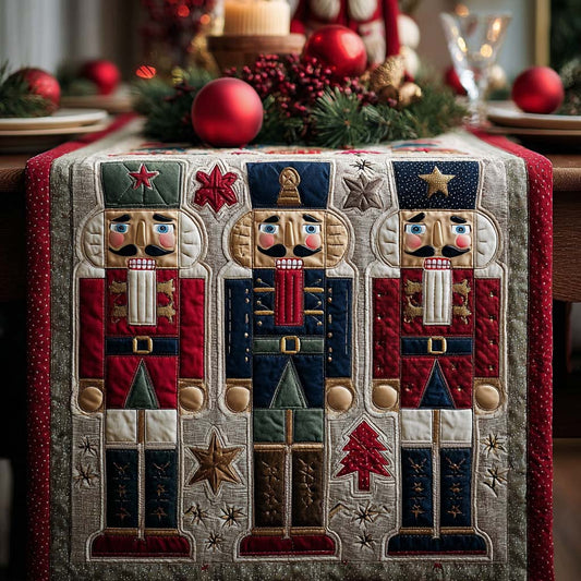 Christmas Guards Quilted Table Runner NCU0DQQ091