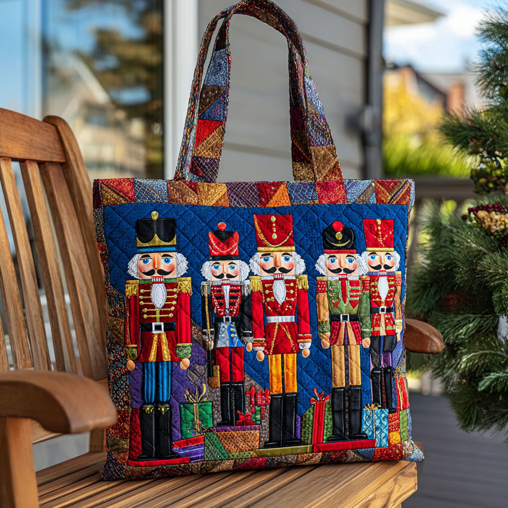 Christmas Guards Quilted Tote Bag NCU0PTT1695