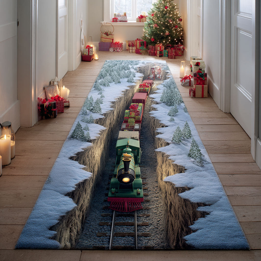 Christmas Rail Trail Runner Carpet NCU0TV926